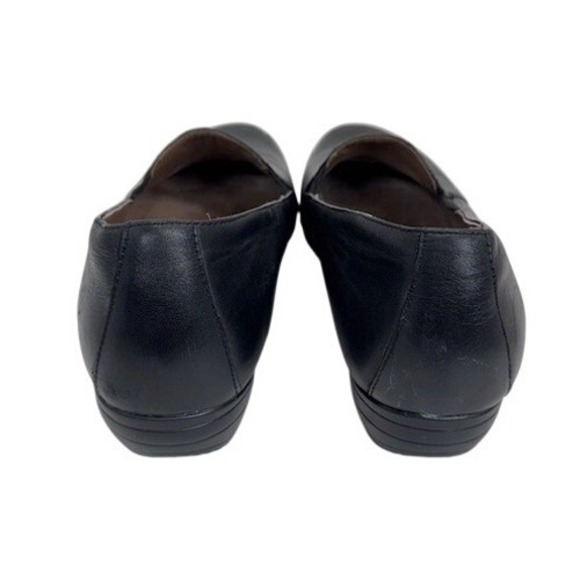 Dansko Fawna Black Leather Slip On Loafers Shoes Womens 41 work comfy casual - Picture 5 of 10
